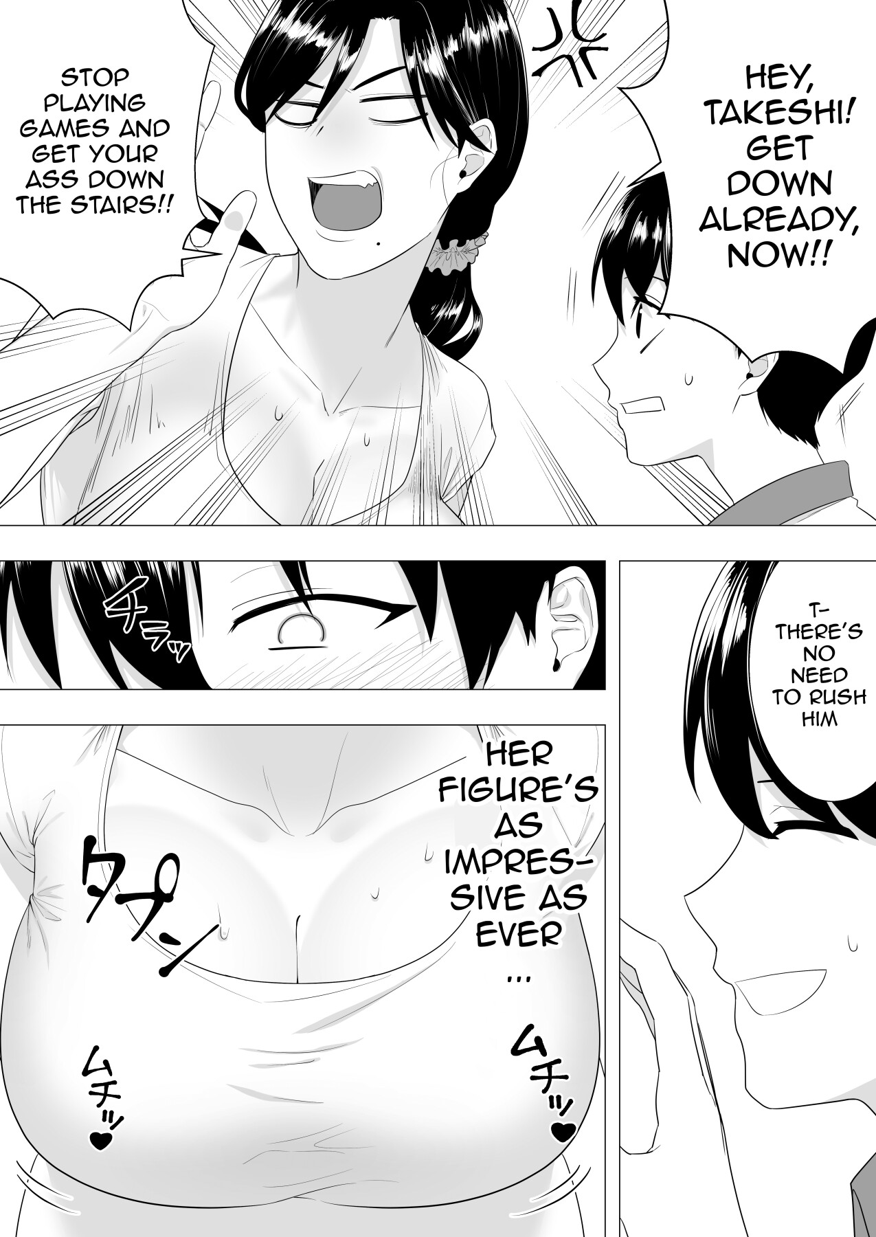 Hentai Manga Comic-Gutsy Mom ~Until The Energetic Mother Falls To My Giant Dick~-Read-4